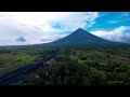 cagsawa ruins spectacular mayon volcano daraga albay