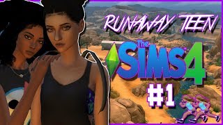 Sims 4 Runaway Teen Challenge| Ep.1 |We Gotta Go!