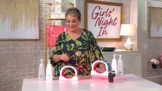 Hairmax LaserBand 82 Hair Growth Device, Shampoo and Conditioner on QVC