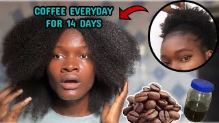 I’M STILL SHOCKED I used coffee on my hair everyday for 2 weeks and this happened