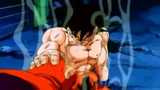 DragonBall Z Goku Turns Into  Super Saiyan god english