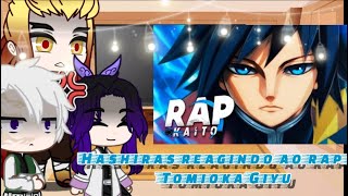 Hashiras reagindo ao rap do Tomioka Giyu_Calmaria_(Demon Slayer)