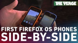 First Firefox OS phones side-by-side