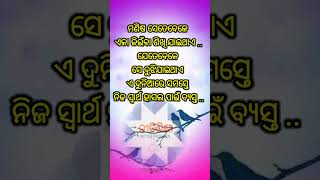 anuchinta in odia|odia quotes!  ମଣିଷ ସେତେବେଳେ ଏକା ..|#shorts #short #anuchinta #nitibani #odia