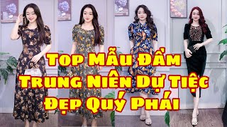 Top Mẫu Đầm Trung Niên Dự Tiệc Đẹp Quý Phái – Giảm Sốc 50%, Đầm Trung Niên Cao Cấp Chỉ Từ 59K!