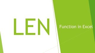 LEN Function in Excel with Examples