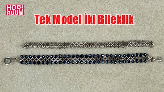 Tek Model İki Bileklik Yapımı #DIY #kendinyap