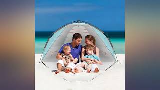 Active Era Premium Beach Tent Easy Setup /u2013 Large Portable 4 Person Beach Shade review