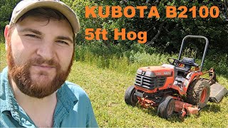 Kubota B2100: Will It Hog??? (5ft)