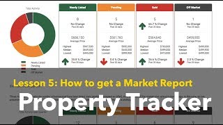 How to get a monthly Market Insight report - Property Tracker tutorial 5 of 5