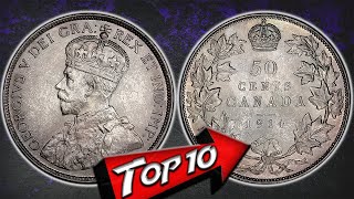 Top 10 Canadian Half Dollars Worth \