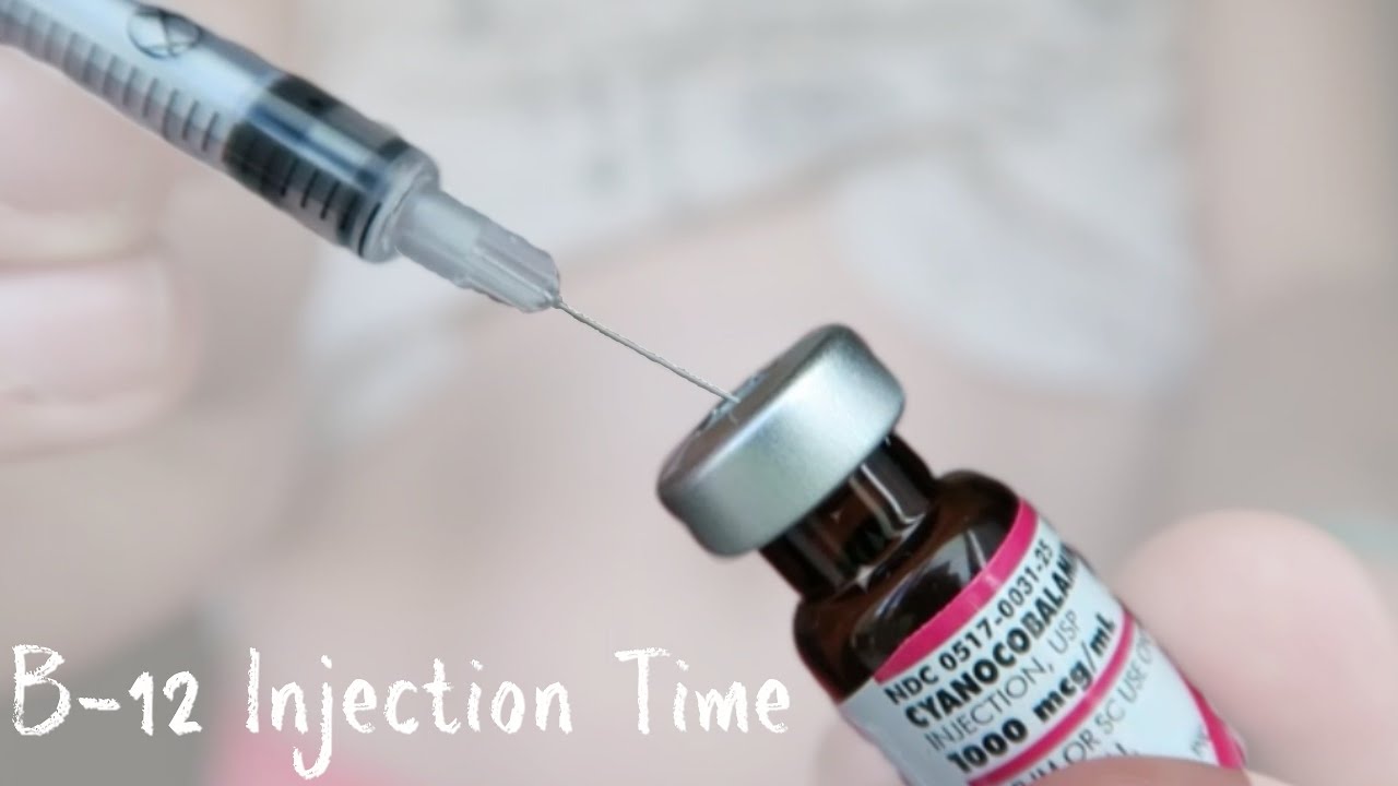 How To Give Yourself A Vitamin B-12 Injection 💉 - YouTube