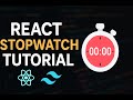 Making a Stopwatch using React JS and Tailwind CSS || Small Simple Project || Bangla