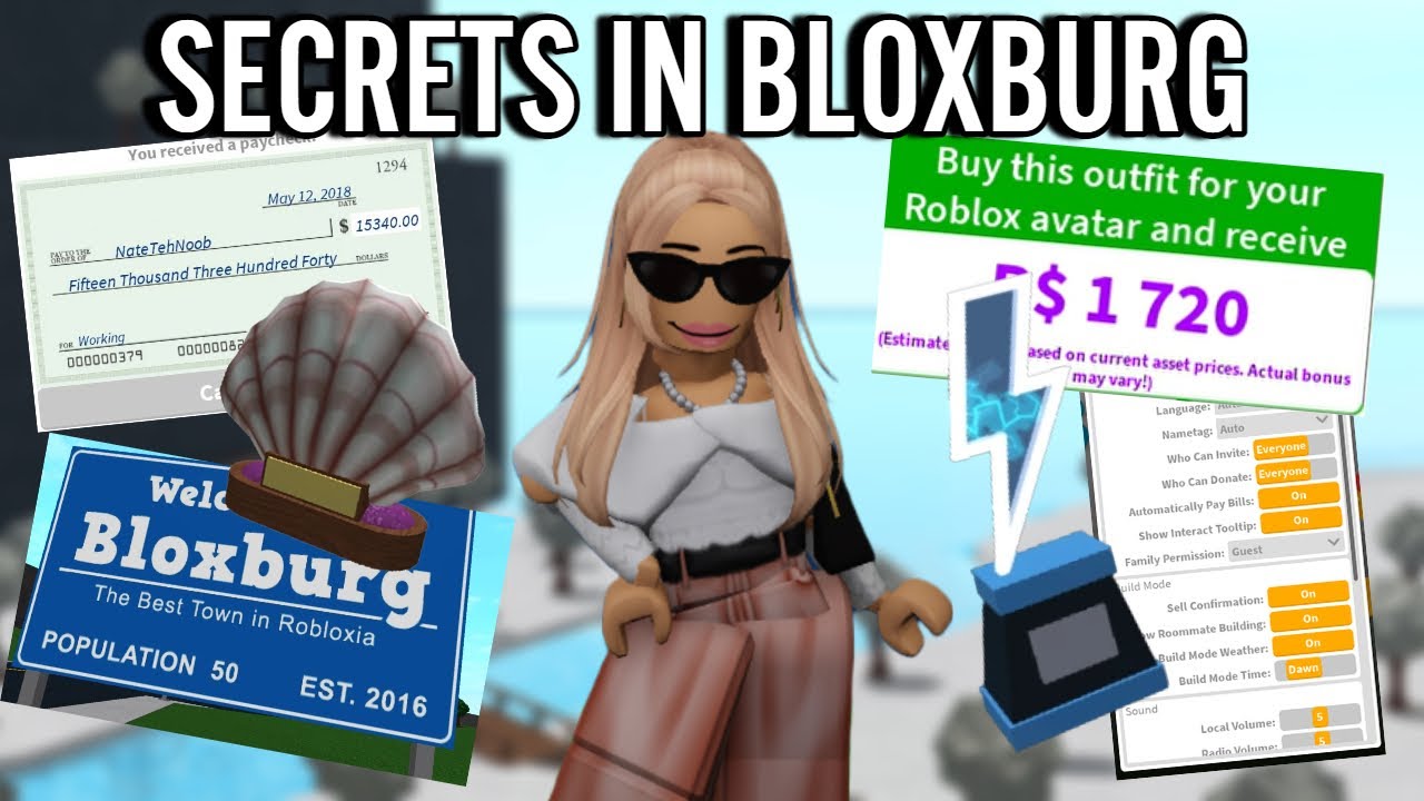 SECRETS You Didn't Know In BLOXBURG | Roblox - YouTube