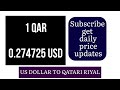 us dollar to qatari riyal exchange rates today 08 february 2025