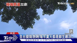 夏天問候語「好熱啊」!氣候變遷守不住平均溫 熱島效應更熱了｜十點不一樣20240722@TVBSNEWS02