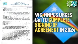 WC, NNPGs, EXTENDS WARM WISHES TO NAGAS ON 5TH ANNIVERSARY OF INDO-NAGA PEACE TALKS COMPLETION