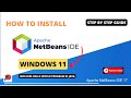 How to Install NetBeans IDE 17 in Windows 10/11 | Apache NetBeans |  Step By Step Guide | BitterCode