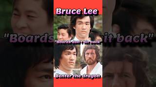 Bruce Lee "Boards don't hit back" #enterthedragon #martialarts #trending #viralshorts #brucelee