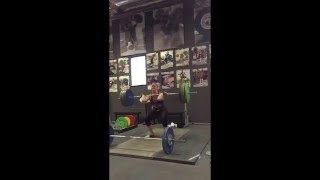 Chelsea Ryan Clean \u0026 Jerk 105kg at 69kg Bodyweight