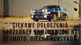 Ciekawe ogłoszenia sprzedaży samochodów na Otomoto, Giełda Klasyków