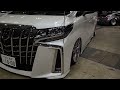 minivan alphard vellfire lm350 stanced lowered custom japan car events