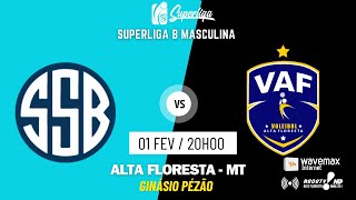 SUPERLIGA B - VOLEIBOL ALTA FLORESTA X SÃO SEBASTIÃO - SP / AO VIVO 01-02-2025