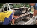 Restoration of a rusty 27-year-old DAEWOO car
