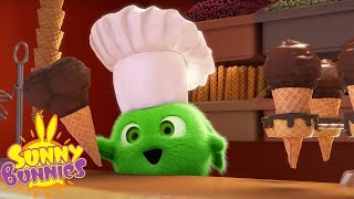 SUNNY BUNNIES - CHOCOLATE ICE CREAM CAFÉ | Season 7 | Cartoons for Kids