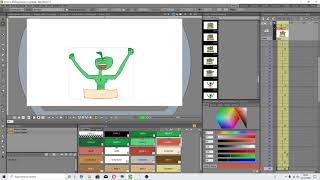 OpenToonz 1.3 - Tired worker - animation preview (work in progress)