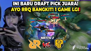 AKHIRNYA RRQ GA BECANDA LAGI!! INI BARUU DRAFT SEORANG JUARA! RRQ VS APBREN! GAME OF FUTURE!