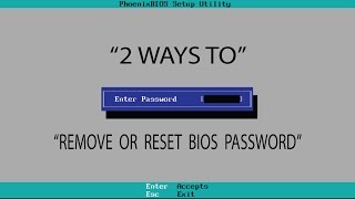 How to remove or reset bios password 100% working