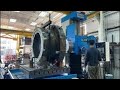 Facing Head machining job, HBM-110L ,Horizontal Boring and Milling Machine,by CHUNG SING(FORTWORTH)