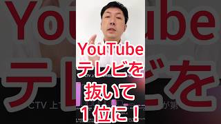 【Webマーケ×動画】テレビを2024年、YouTubeが抜いた！ #shorts