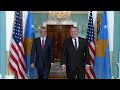 secretary pompeo meets with pres. republic of kosovo hashim thaci