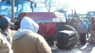 CaseIH 7140 Tractor Sold for $69,500 on Iowa Farm Auction 2/15/13