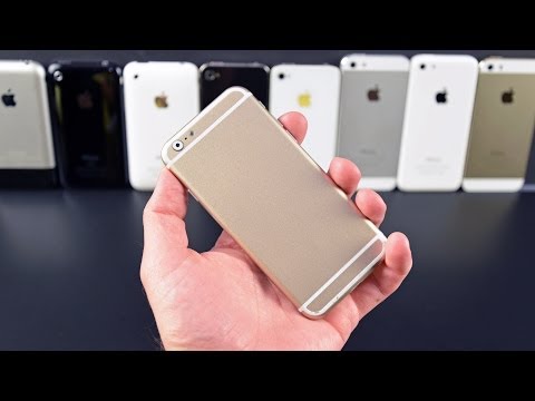 iPhone 6 model compared to every other iPhone in new high-definition video