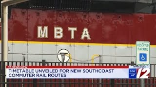 MBTA releases schedule for South Coast Rail