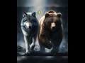 Animals hybrid that don’t exist || bear vs wolf || #animalfusion