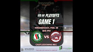 Playoffs - Game 1 - SSAC U15 AA Innovation Vs. CAC Think Green Alberta