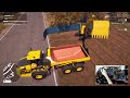 construction simulator 2022 havalimanı otopark bölüm 1 ekskavatör ve dozerle Üst toprak kaldırma