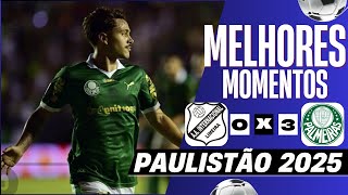 VERDÃO AMASSOU - Inter de Limeira 0 x 3 Palmeiras - Melhores Momentos (COMPLETO) | Paulistão 2025