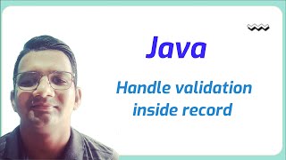 Handle validation inside java record