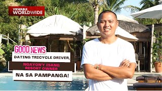 Dating tricycle driver, ngayon'y isang resort owner na sa Pampanga! | Good News