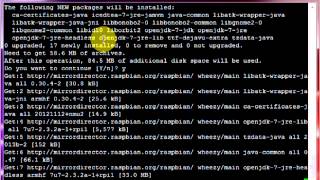 Installing Java 7 JDK on a Raspberry Pi