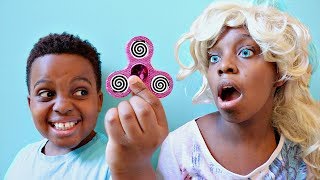 Fidget Spinner Magic vs Shiloh and Shasha - Pretend Play Onyx Kids