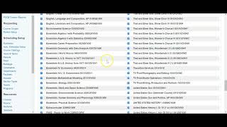 PowerScheduler Creating A Course Catalog