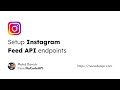 Instagram Feeds JSON API - Basic Display API