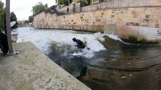 Leinewelle - Hannover - Trickslot - #riversurfing #surf - 18. Oktober 2023