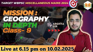 Class-9 | Geography in Depth  | Arghya Sir | Note Book